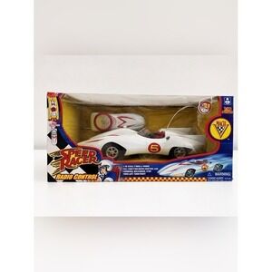 2006 Speed Racer Mach 5 RC Radio Control Car 1:18 Scale NEW Sealed In Box Rare